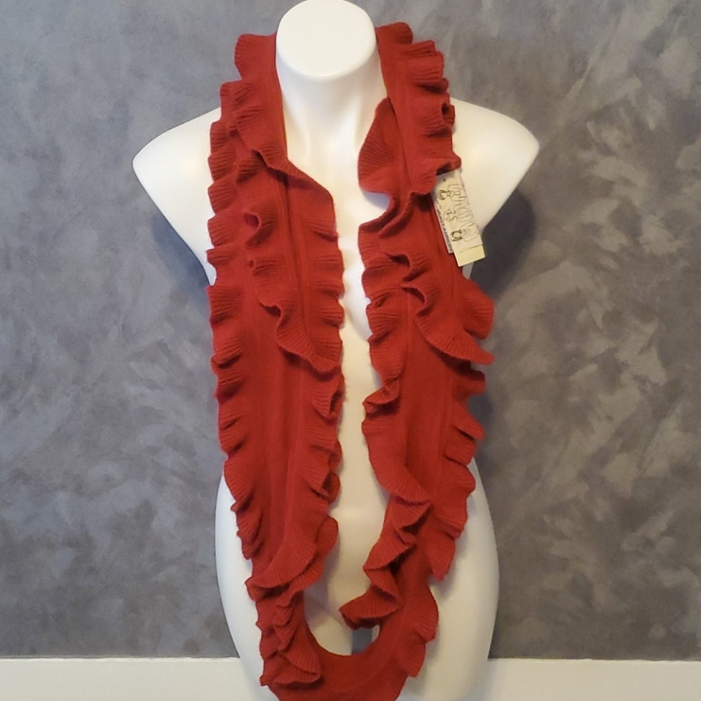Collection Eighteen Peppermint Red Infinity Scarf